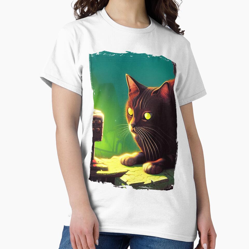 Sad Cat in Grunge 2 by GeminiDaydreamer