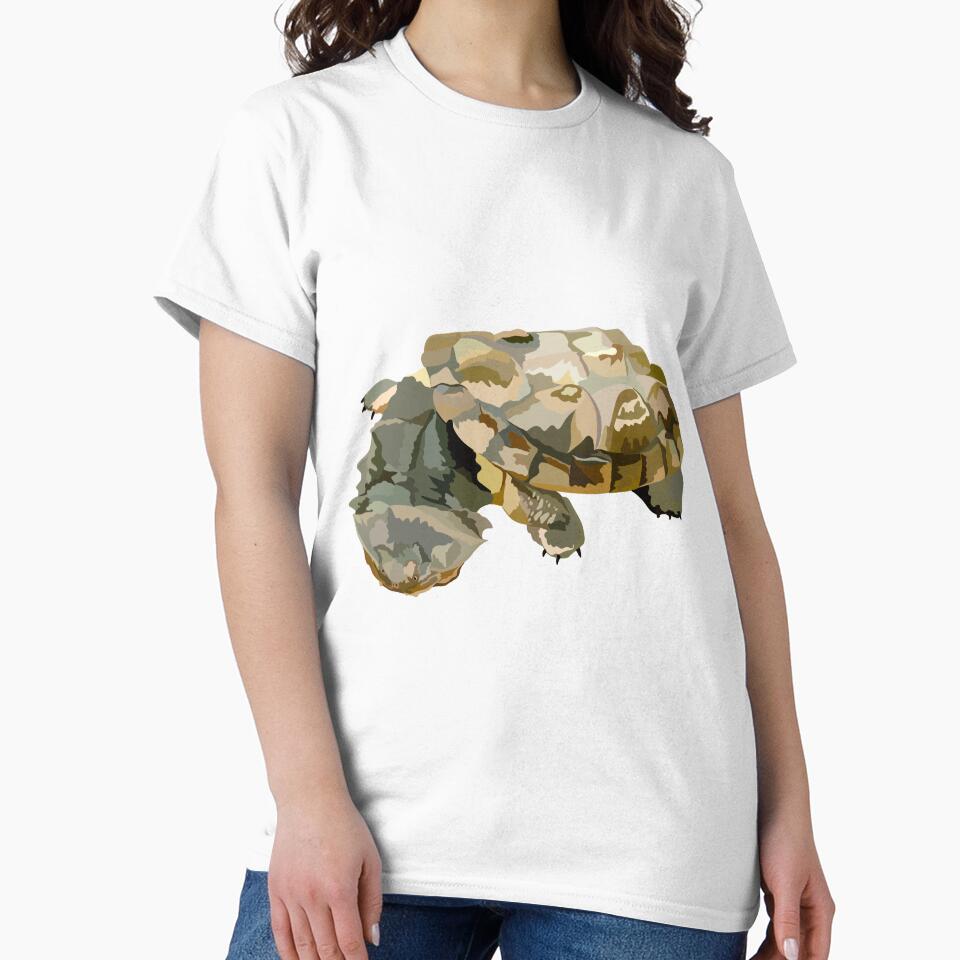 M is for Mata Mata Turtle, Mata Mata Turtle Artwork – Unique Turtle Illustration by PrettylittlepastelUk