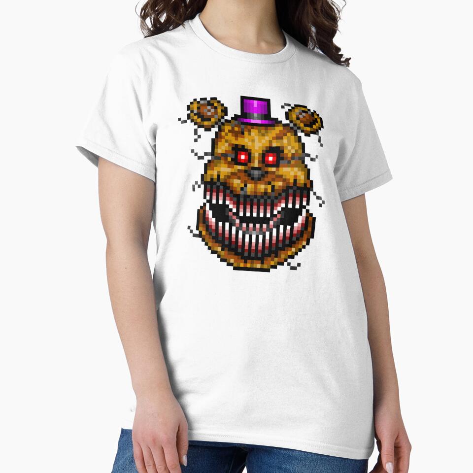 Five Nights at Freddys 4 - Nightmare Fredbear - Pixel art by GEEKsomniac