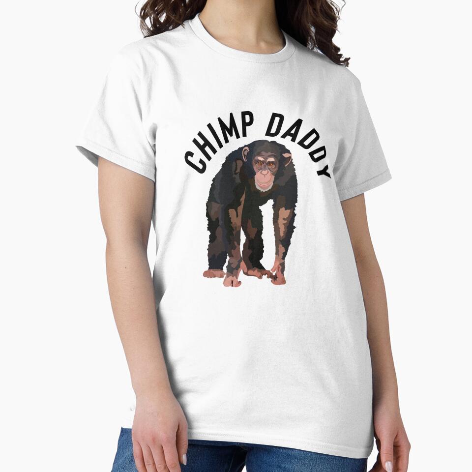 Chimp Daddy,Chimpanzee – Intelligent and Social Great Ape Illustration by PrettylittlepastelUk
