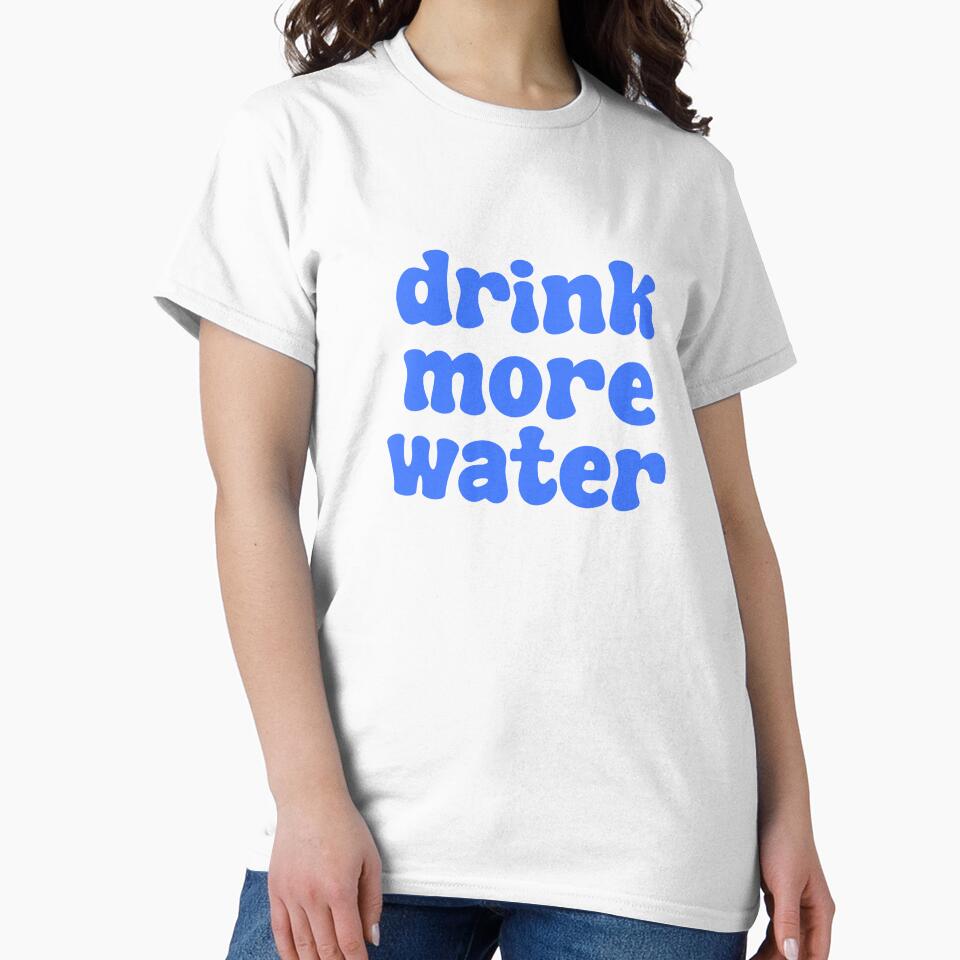 Drink More Water - blue by michaelawells97
