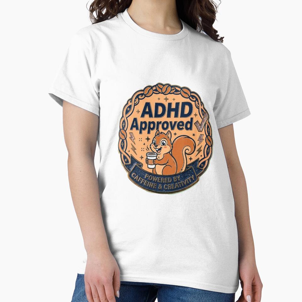 ADHD Humor | Squirrel Brain Gift by CHAOS_CLUB