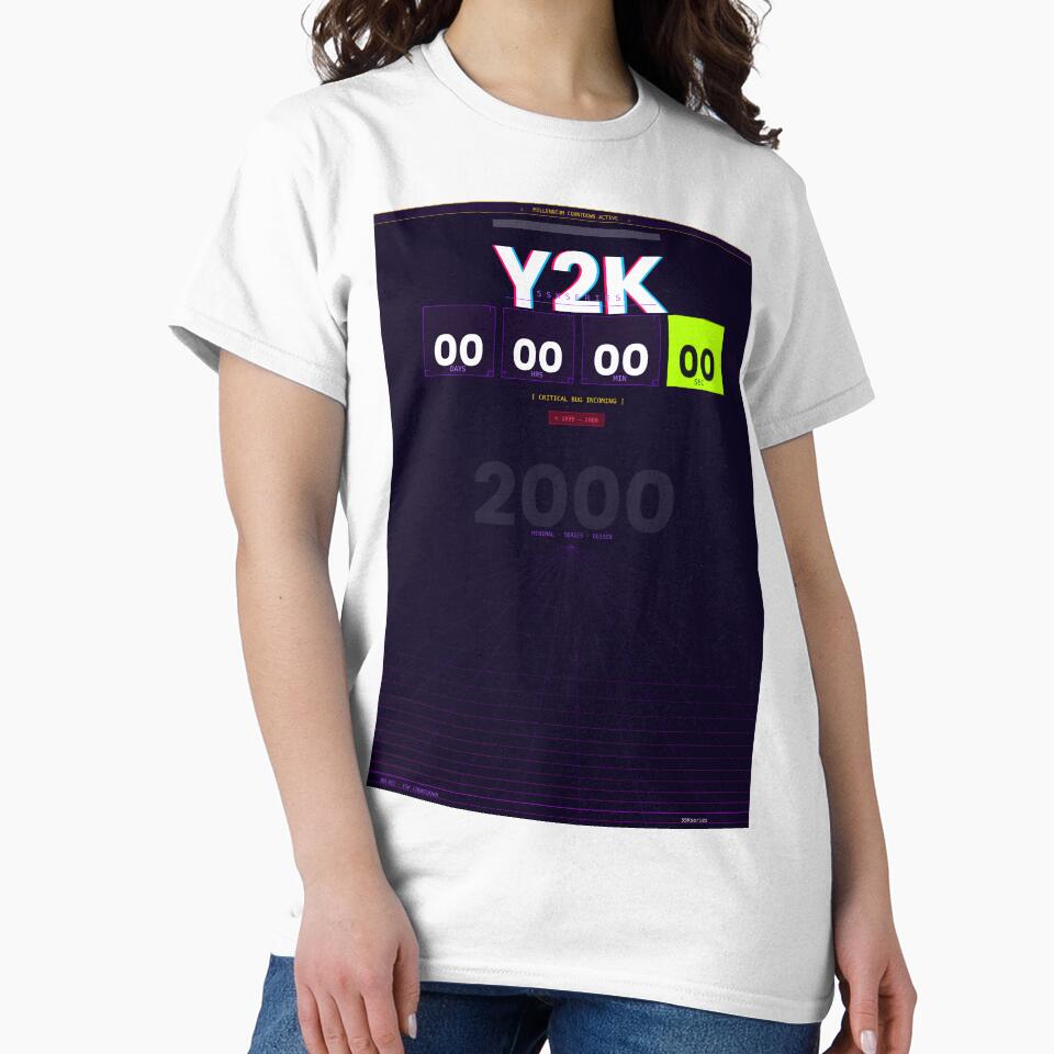 Y2K Countdown Millennium Bug Retro Future Art by 5SKseries