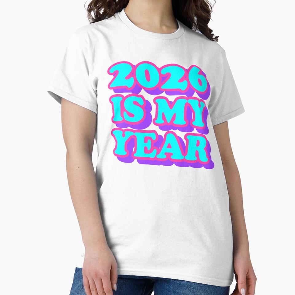 2026 Is My Year – Bold Motivational New Years Resolution Quote Typography by Shape Snip Studio