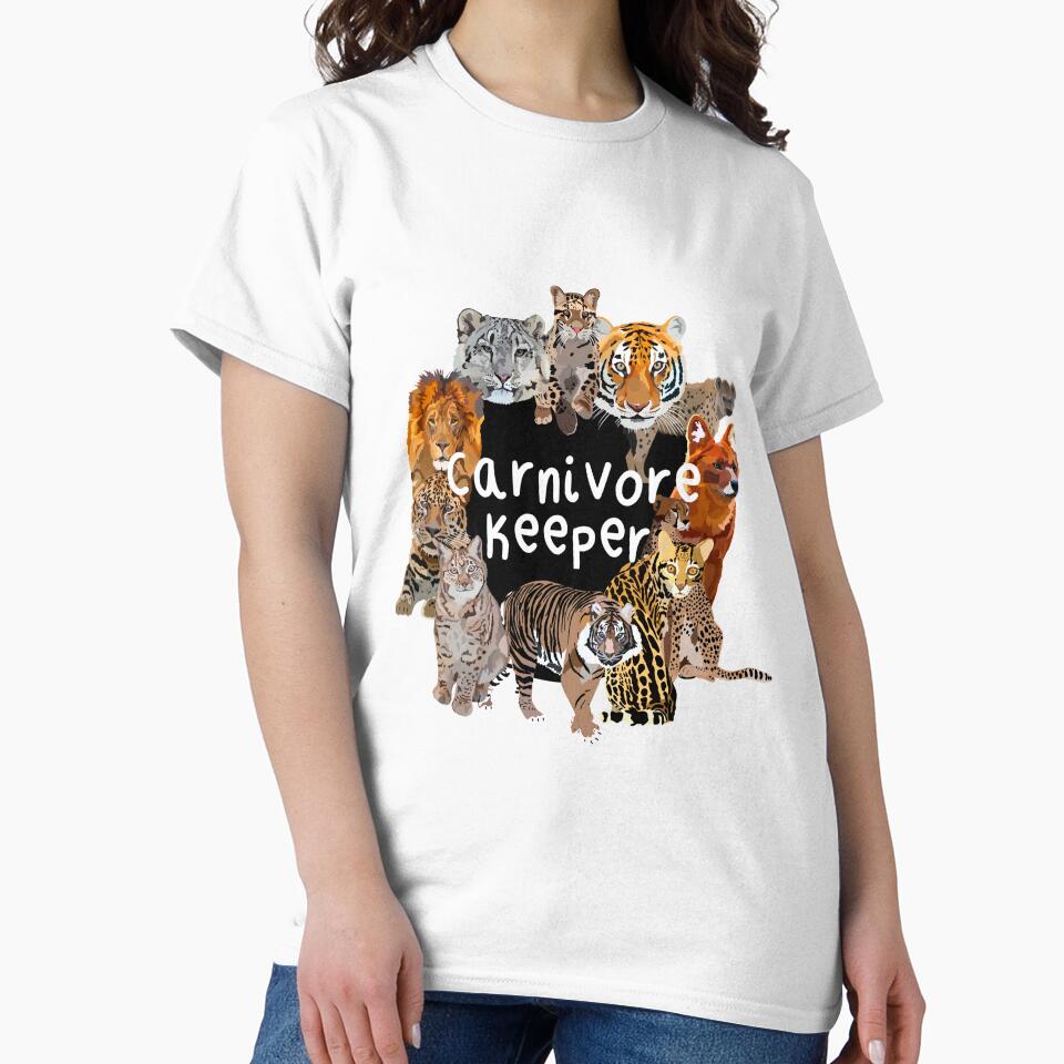 Carnivore Keeper, Carnivore Keeper Illustration – Zookeeper Art for Big Cat and Predator Enthusiasts by PrettylittlepastelUk