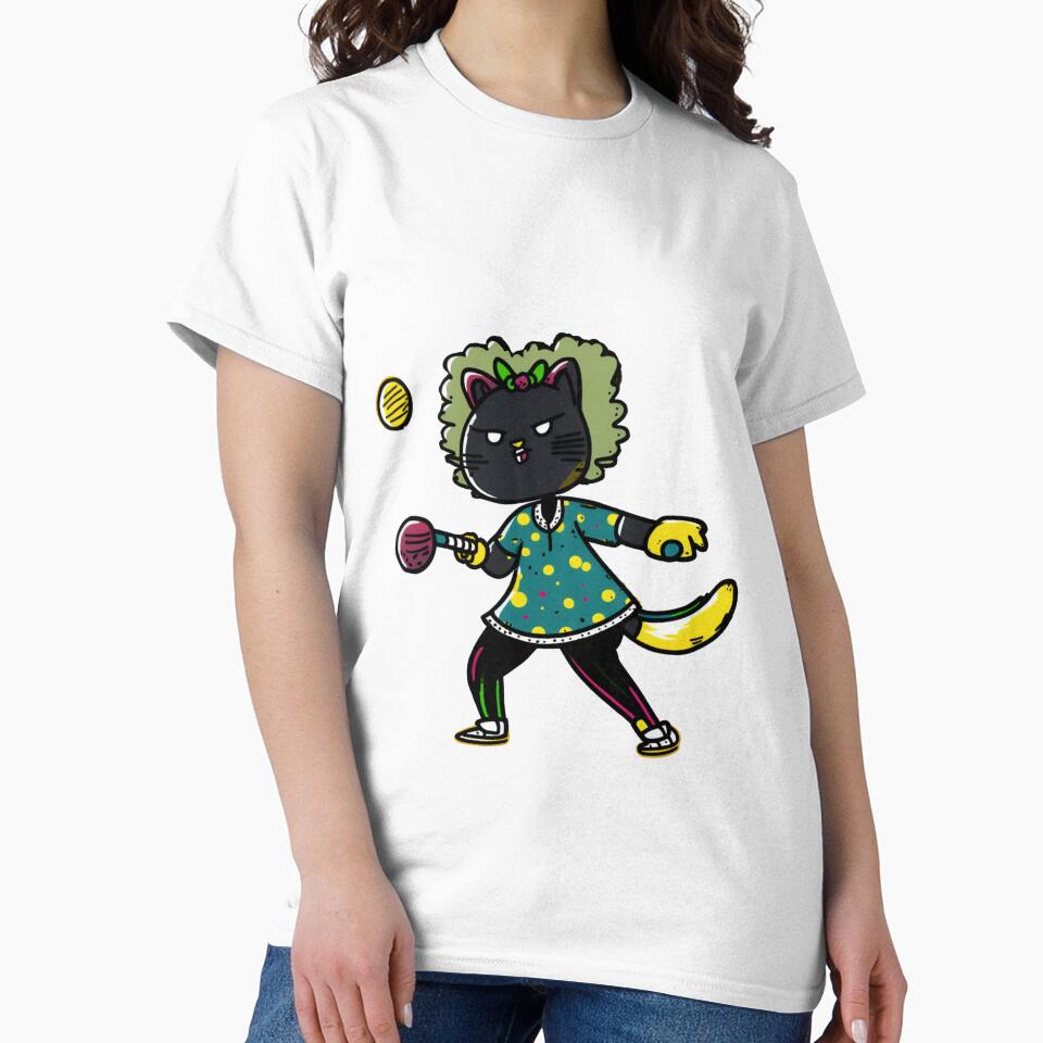Pickleball cat Funny for cat lover and pickleball lover by Es4clhoting