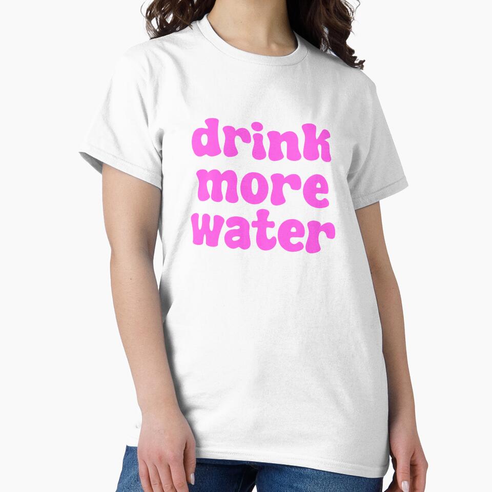 Drink Mor Water - pink by michaelawells97