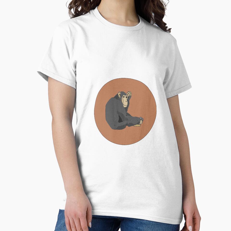 Chimpanzee by TreehopperTradingCo