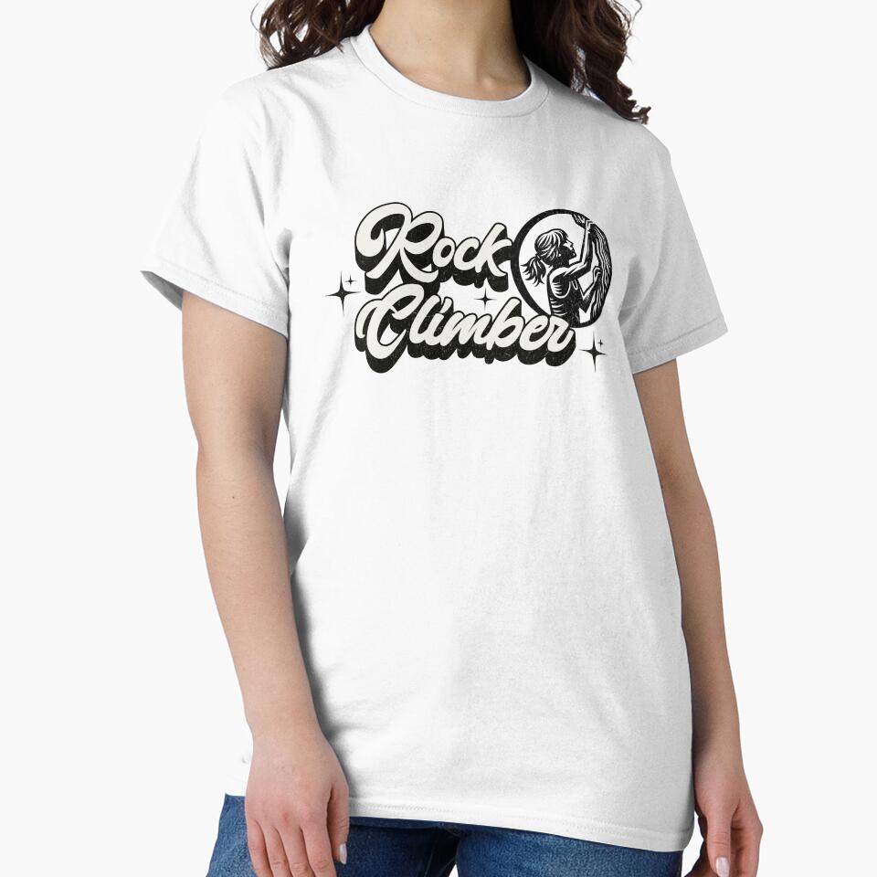 Female Mountain or Wall Rock Climber by Willow Art Boutique