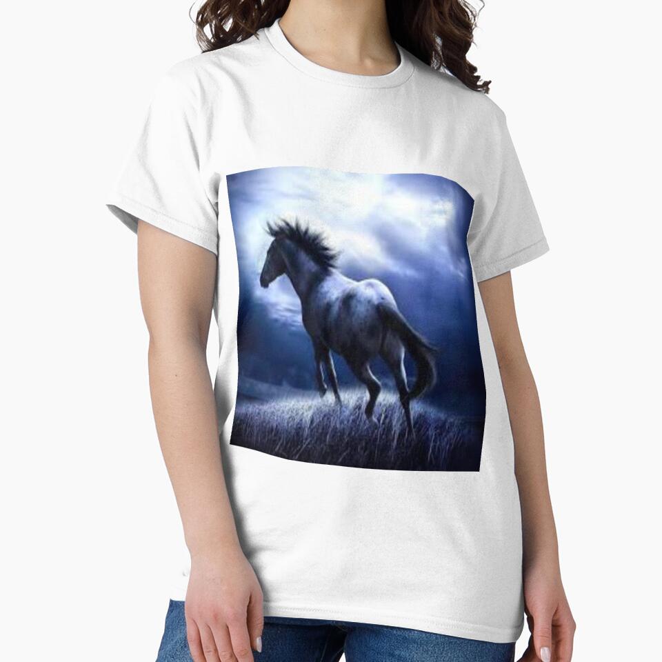 Horse with Blue Sky Good Design by Sameer Shrivastava