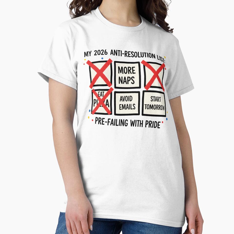 My 2026 Anti-Resolution List: Pre-Failing With Pride - Funny New Year Goals by Nordic Echo