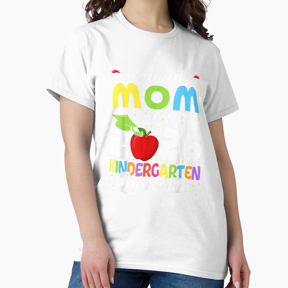Funny Proud Mom of a Class of 2026 Kindergarten Graduate by Charaf01art