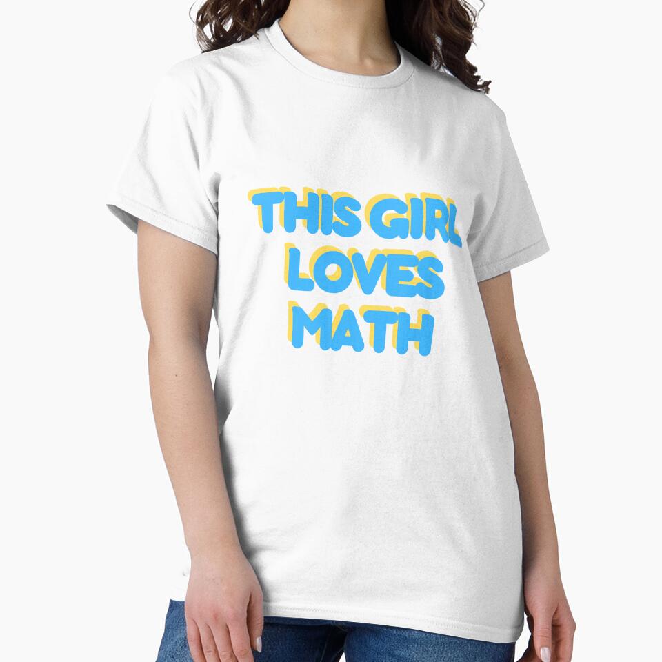 This Girl Loves Math by Quoteeble