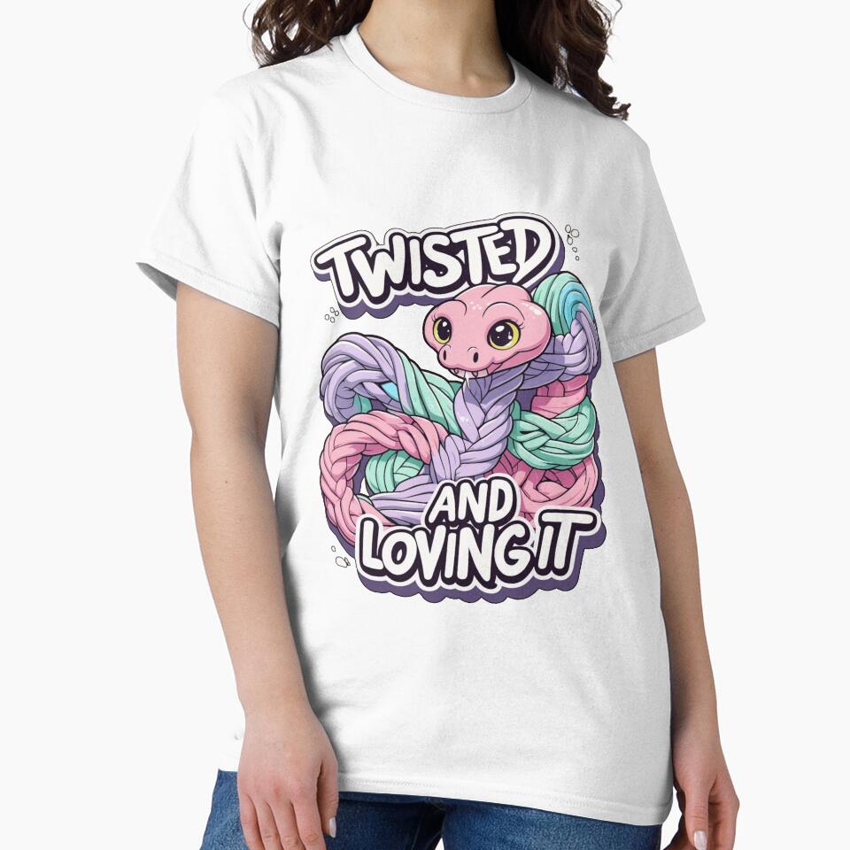 Macrame Lover Shirt – Twisted and Loving It Quote Tee by Mythic Tide