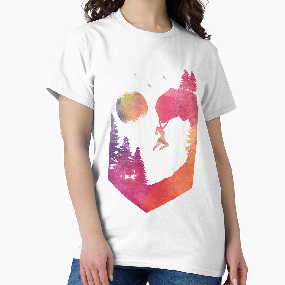 Woman, climber, climber, freedom by EichStore