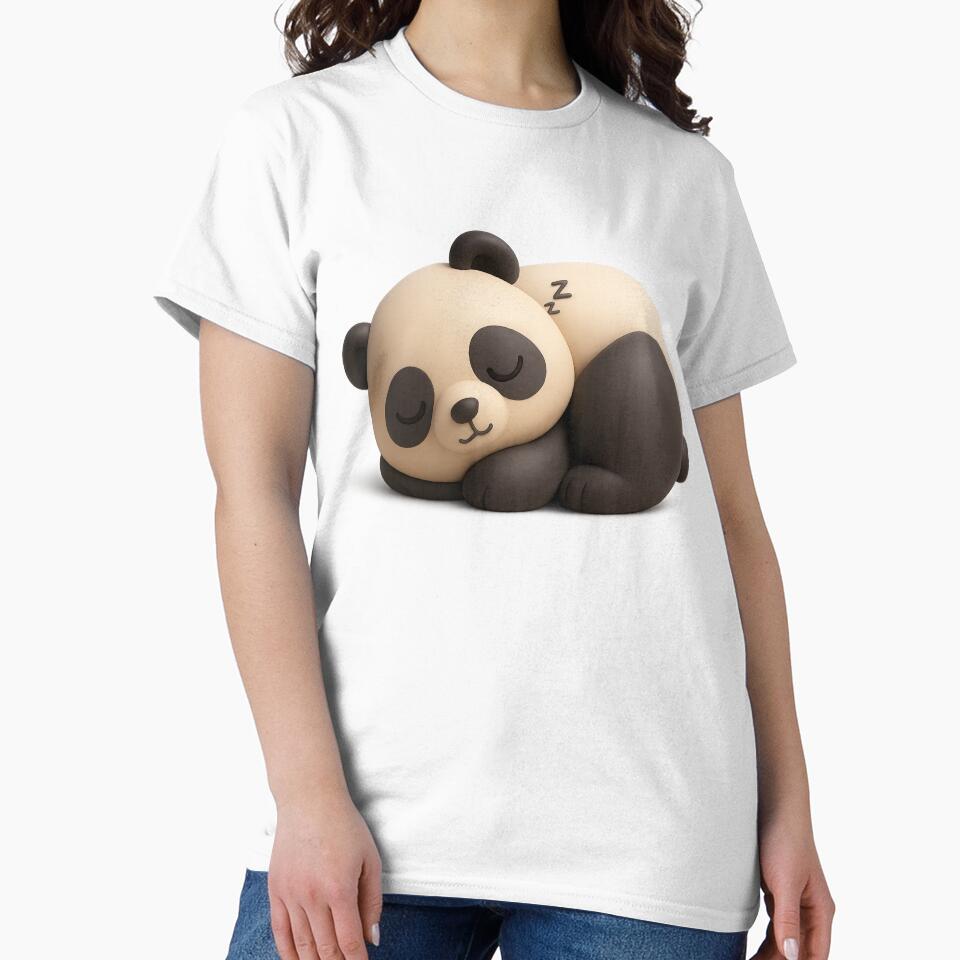 Cute Sleepy Baby Panda - Kawaii Sleepy Animal Art by Moons Studio