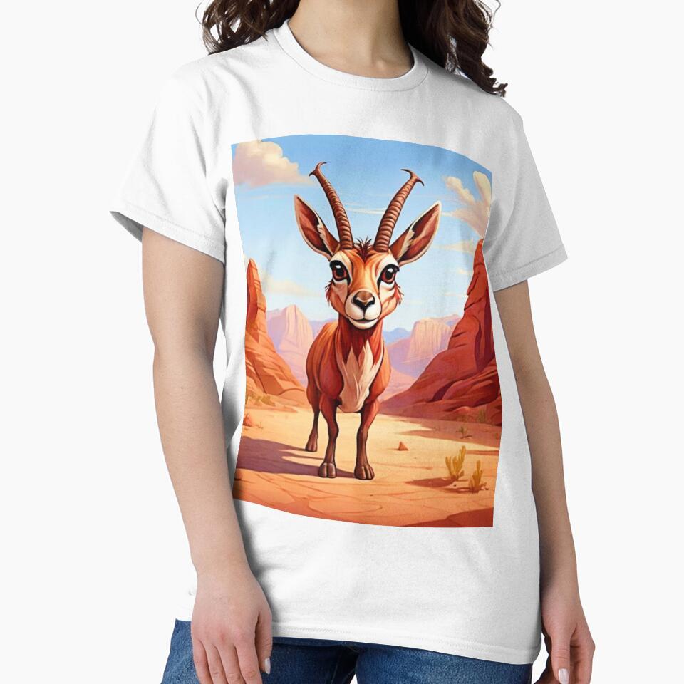 Cartoon antelope by designJasmin