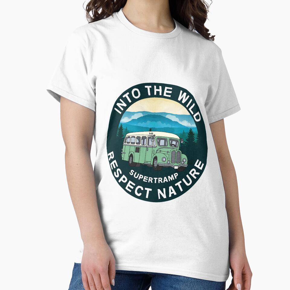 Nature Into The Wild - Leave No Trace Respect Shirt - Love Nature - Respect Nature t-shirt - Protect nature t shirt - Wanderlust Nature by happygiftideas