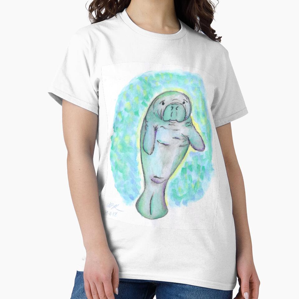 Manatee - Watercolor Painting by ArtByAlisonLove