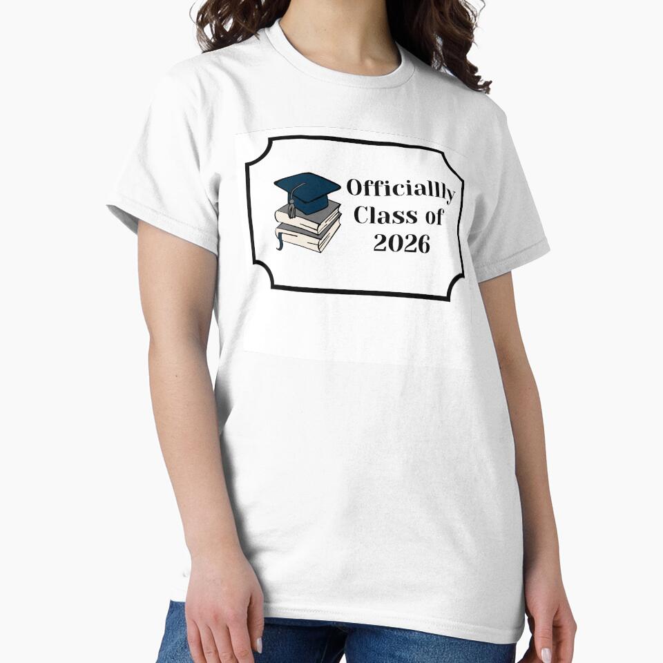 Officially Class of 2026 Sticker – Cute Senior Graduation Aesthetic Gift by Art IN Pack
