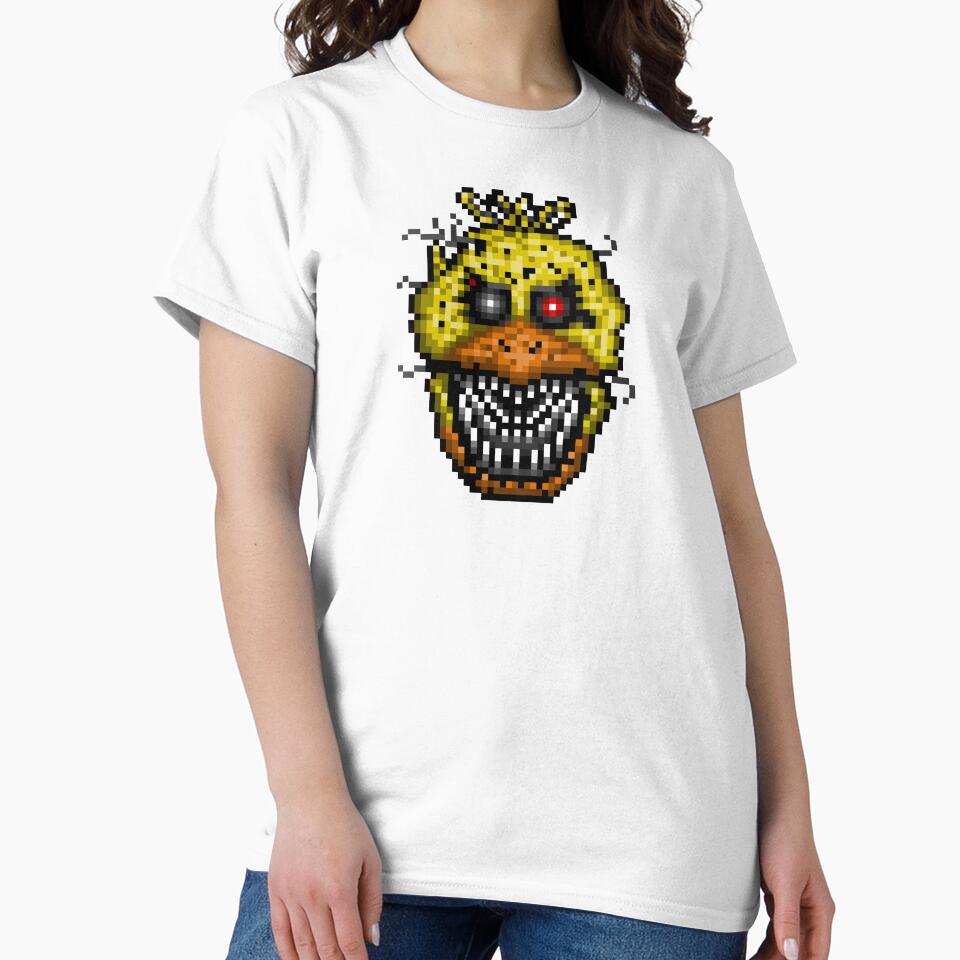 Five Nights at Freddys 4 - Nightmare Chica - Pixel art by GEEKsomniac