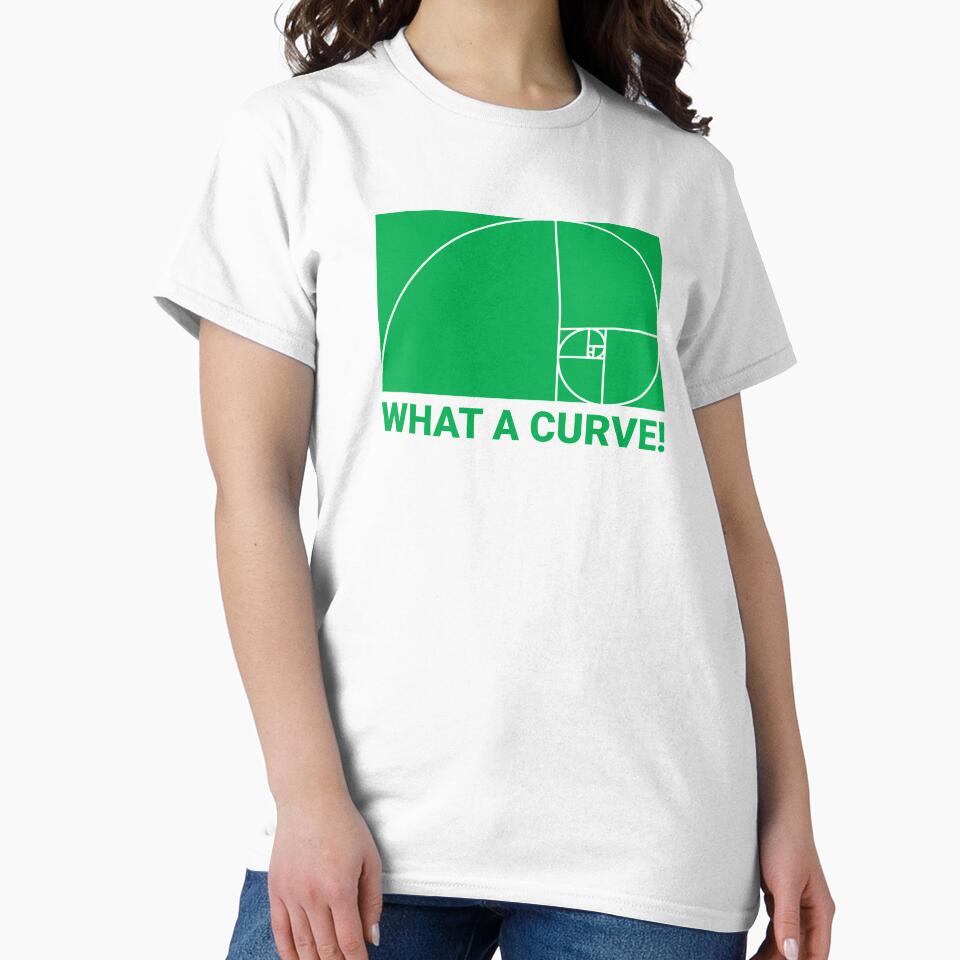 What a curve - Fibonacci series by tshirtbaba