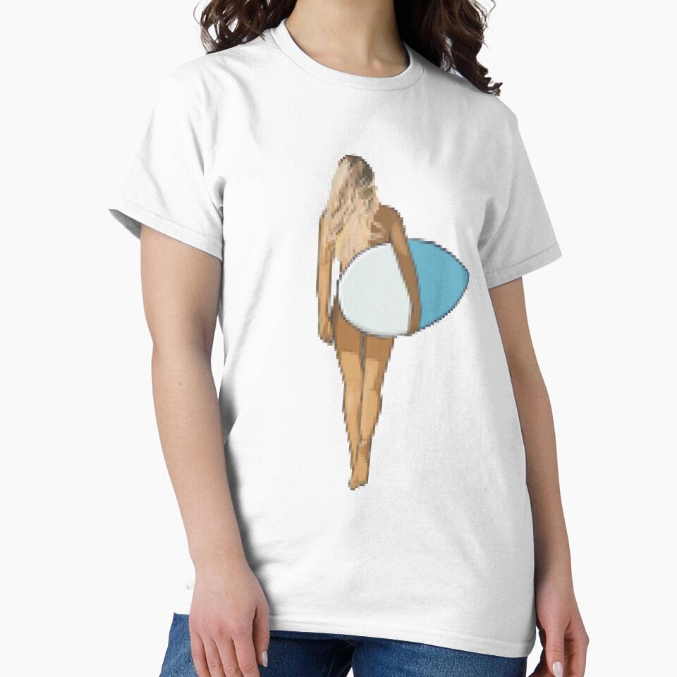 8 Bit Surfer Girl by ViewerEqualsPhoton