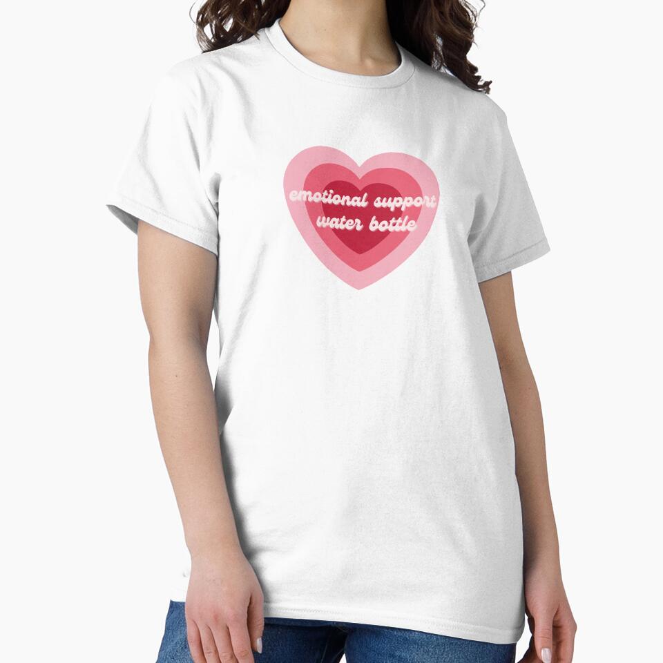 Emotional Support Water Bottle Heart by metromuse