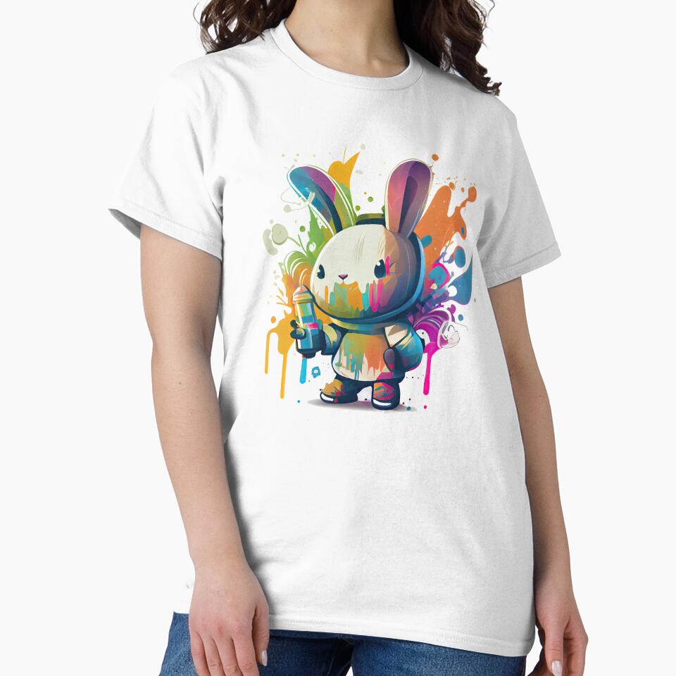Graffiti powerful Cartoon Rabbit 2 (Eastern 2023) by Earth Celebration Designs