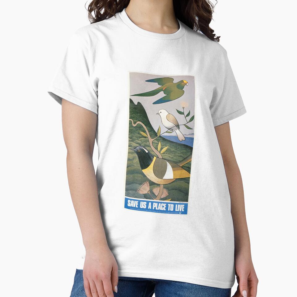 Vintage National Conservation Poster | Earth, Birds, and Nature Advertisement by NiobesSkein