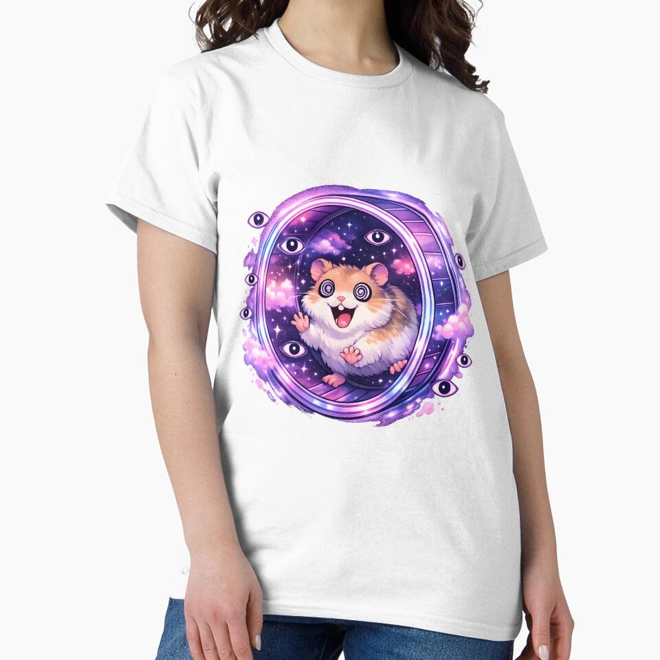Dimensional Wheel Hamster – Cute Dreamcore Cosmic Pet by Rawecz Studio