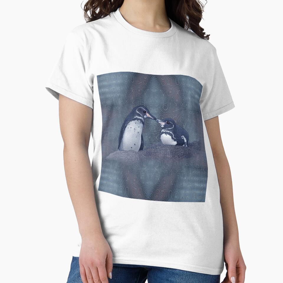Two Galapagos penguins by Snaret