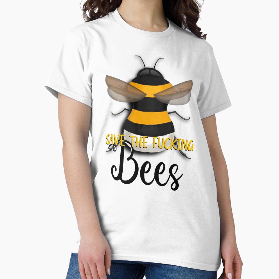 Save the Fucking Bees Please by Denvervineart