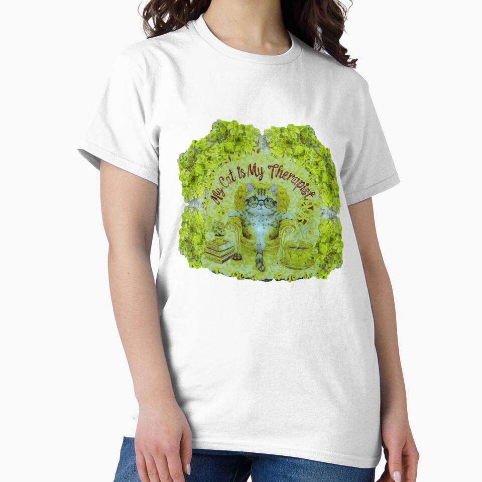 My Cat is My Therapist, Guided by Fluorite by ArtDesignTp