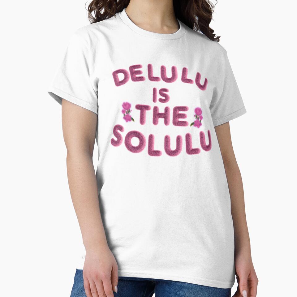Delulu is the Solulu: Fun Typography Design by AJUNICE STUDIO