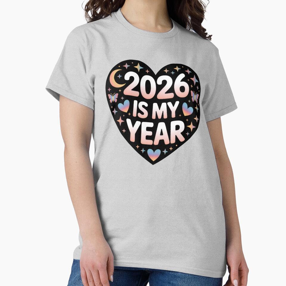 2026 Is My Year - Positive Manifesting Heart for New Year 2026 by YourSocialBae