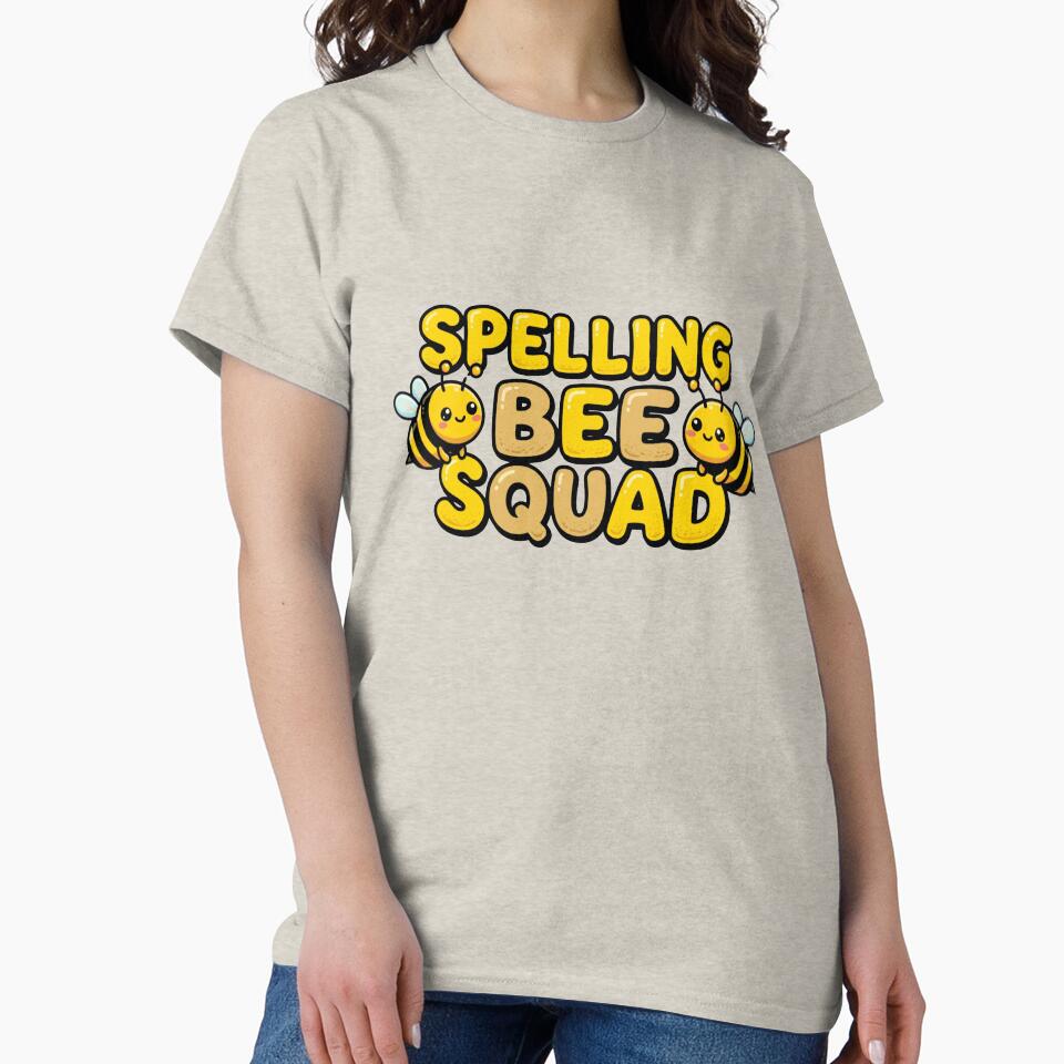 school spelling bee squad cartoon bee teacher art by ArtDesignTp
