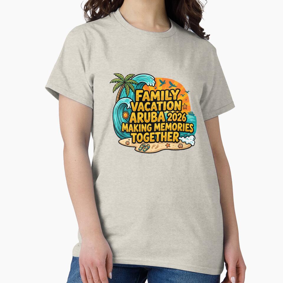 aruba vacation 2026 matching family beach theme art by ArtDesignTp