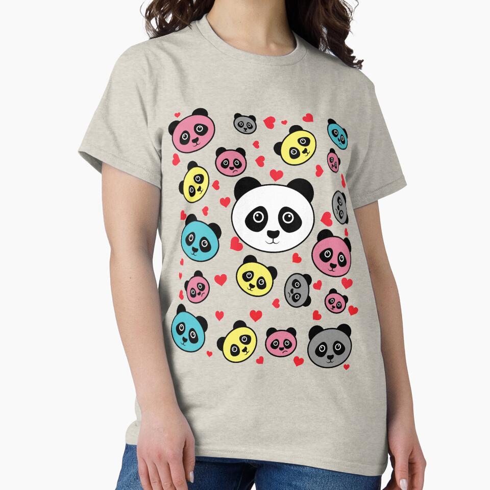 Colorful Panda Pattern by Sagar Karki