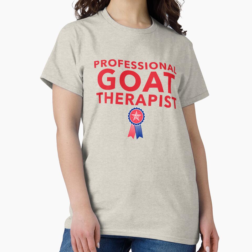 Professional goat therapist/yoga/therapy by expressiveprint