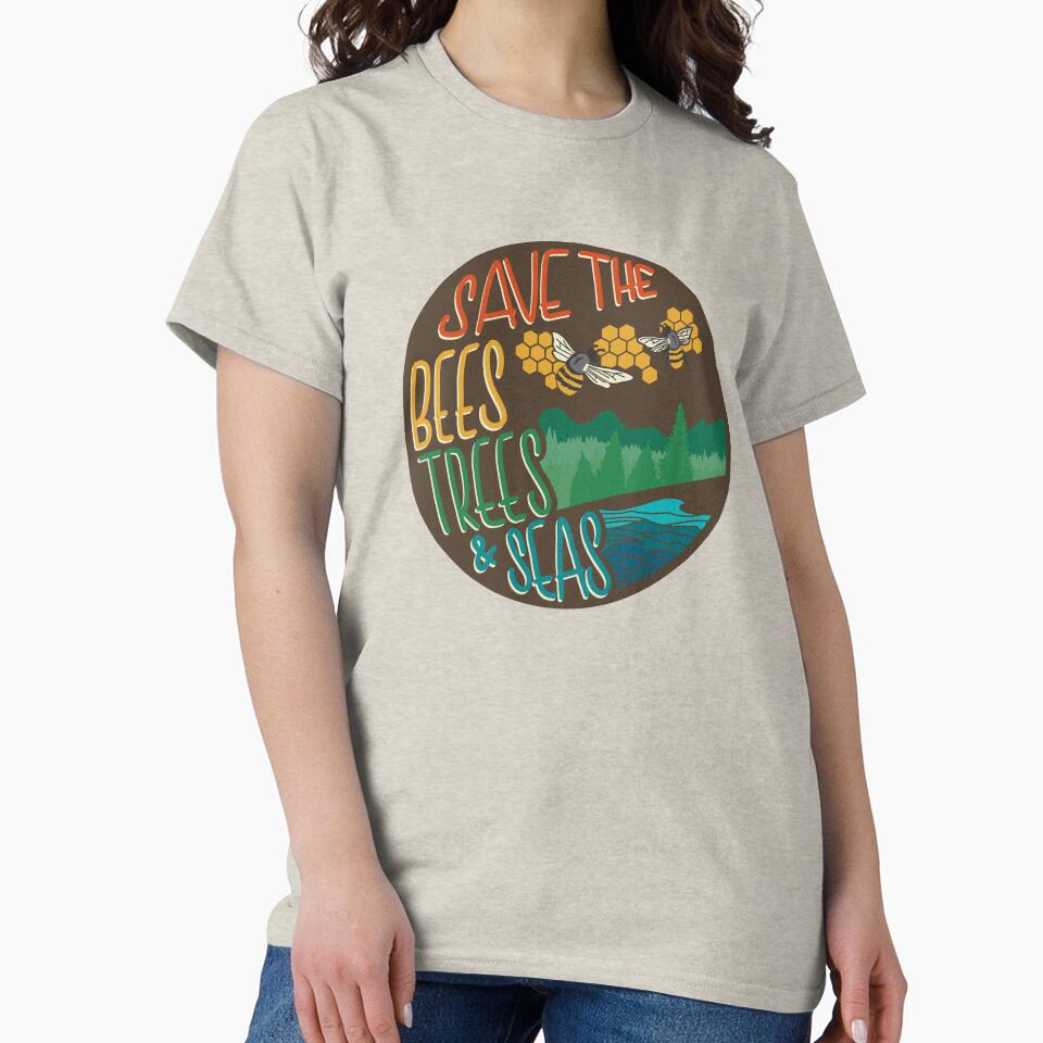 Save The Bees, Trees, & Seas | Earth Tones by CarlosAlberto