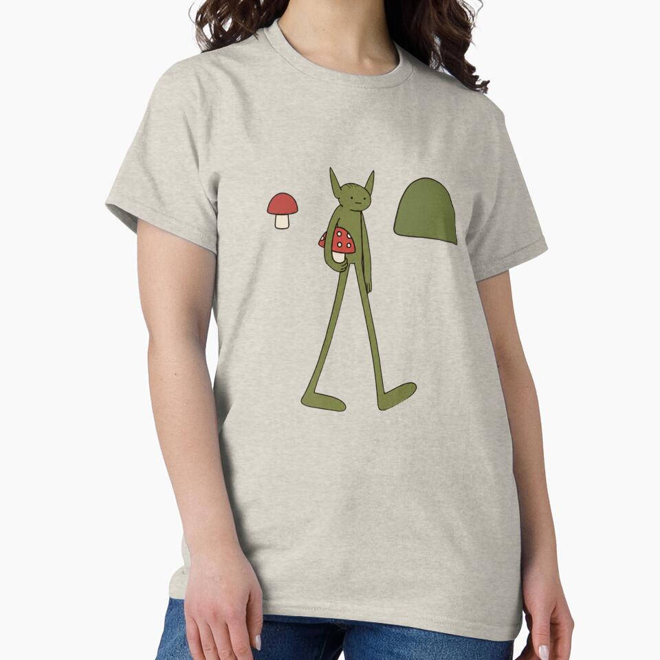 Long Legged Forest Goblin with Red Mushroom by bosamji