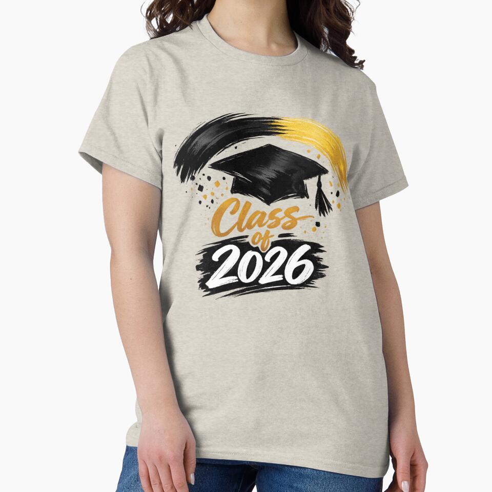 Bold Graduation Pride: Class of 2026 Design by Mindful56