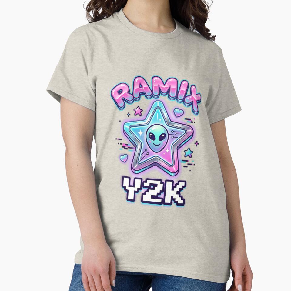 Cyber Alien Star - Kawaii Pastel Aesthetic by RAMIX-Y2K