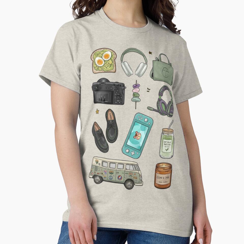 Sage Green Aesthetic Lifestyle Collage - Matcha & Cozy Vibes by QuietLines17