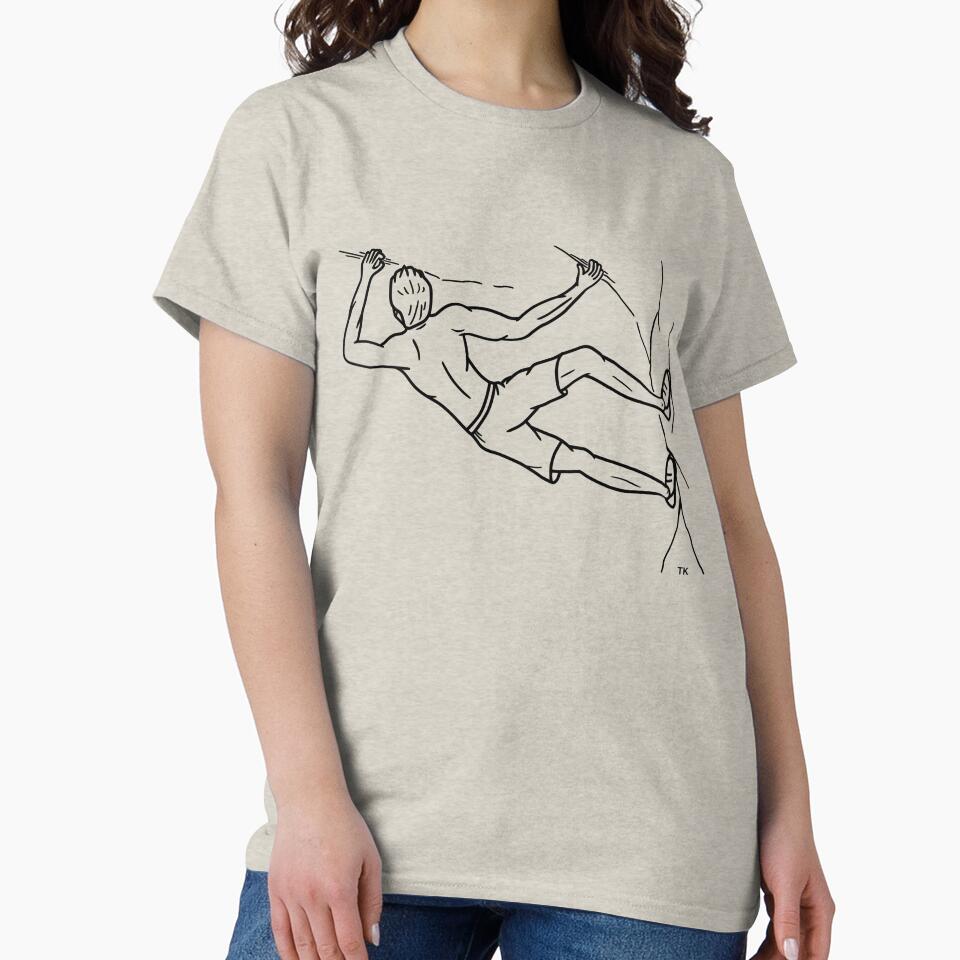 Male Climber/Boulderer Illustration by Foot Swap