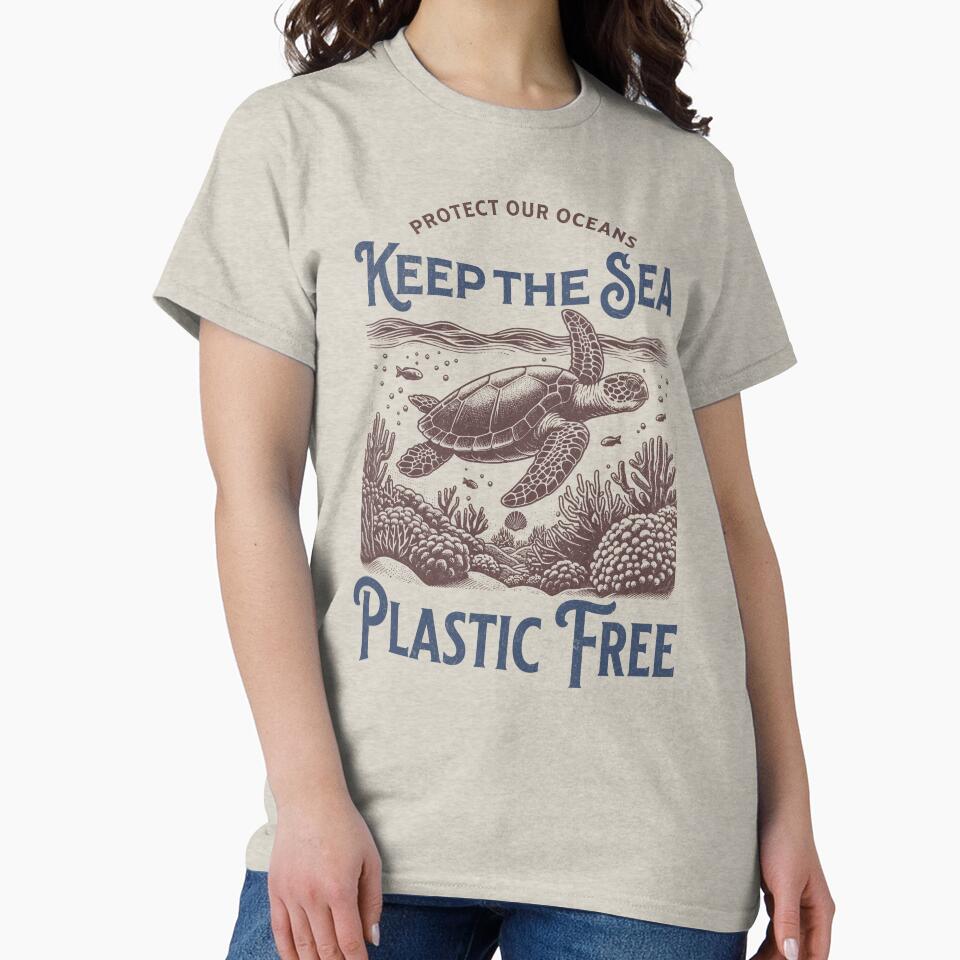 Keep the Sea Plastic Free | Ocean Conservation Design by FadedFrequency