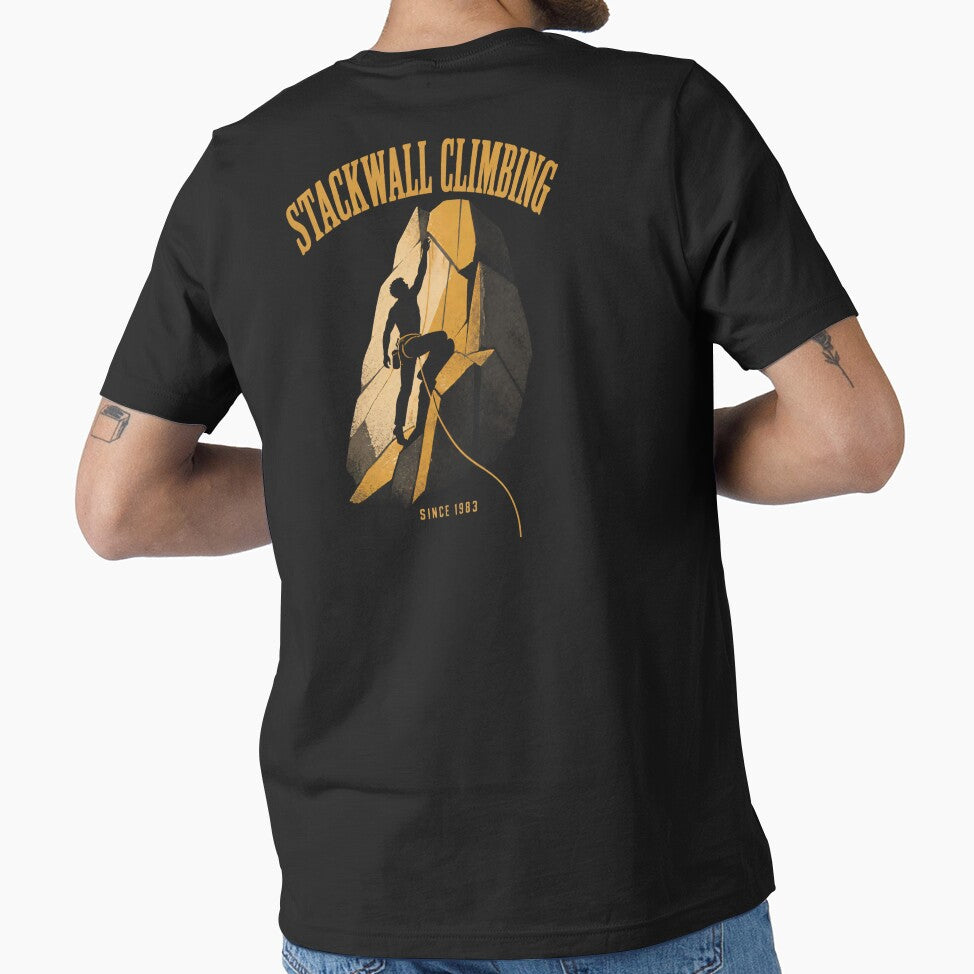 Stackwall Climbing Since 1983 - Rock Climbing Graphic by Barcud Designs