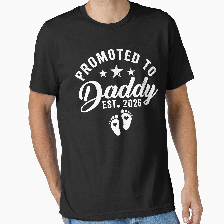 Dad Est 2026 Promoted to Daddy 2026 Father 2026 New Dad 2026 by TheVogueVibes