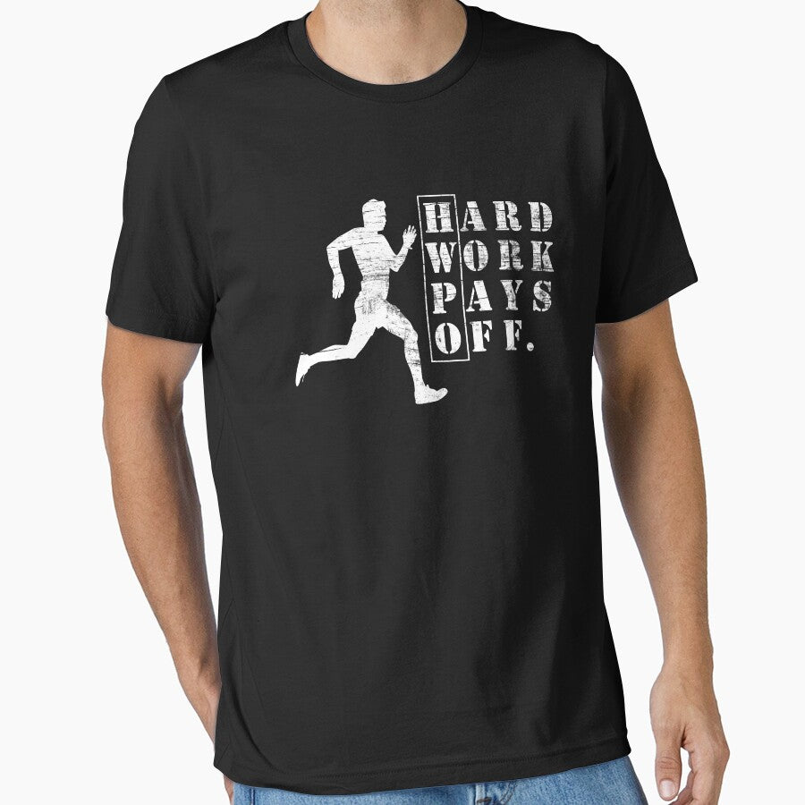HWPO Hard Work Pays Off Runner Running Man Marathon by grinta2021